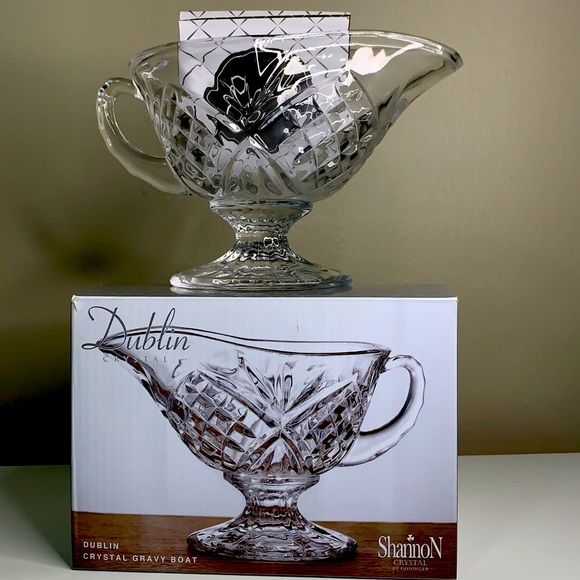 ♦️SOLD♦️ GODINGER DUBLIN GRAVY BOAT BRAND NEW - Picture 5 of 8